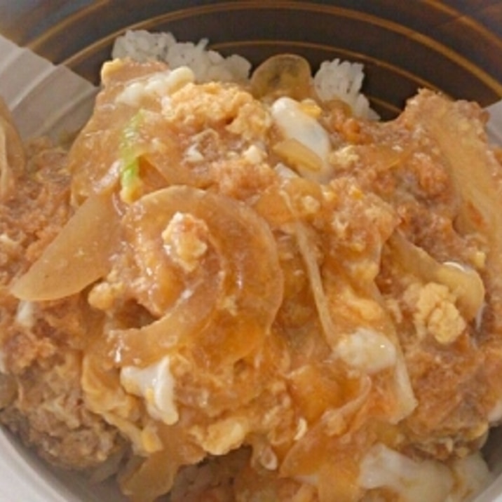 めんつゆで簡単に☆カツ丼